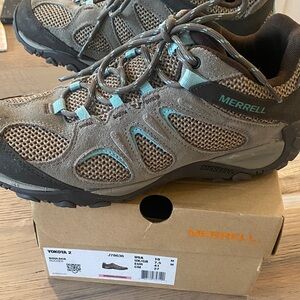 Merrell Women's Athletic Shoes - Brown and Teal